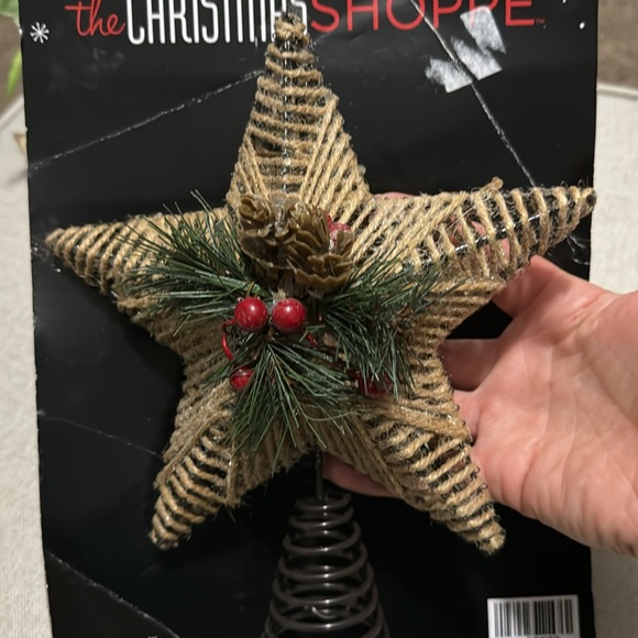 New Tree Topper Star-Metal & Twine - Picture 6 of 8